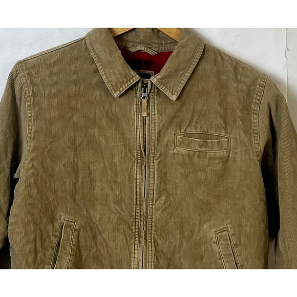 Gap‎ Youth Tan Corduroy Zip Fleece Insulated Barn Coat Adjustable Large (10) - Picture 2 of 8